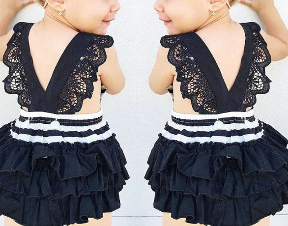 Baby Dress and Lace Romper for Newborns