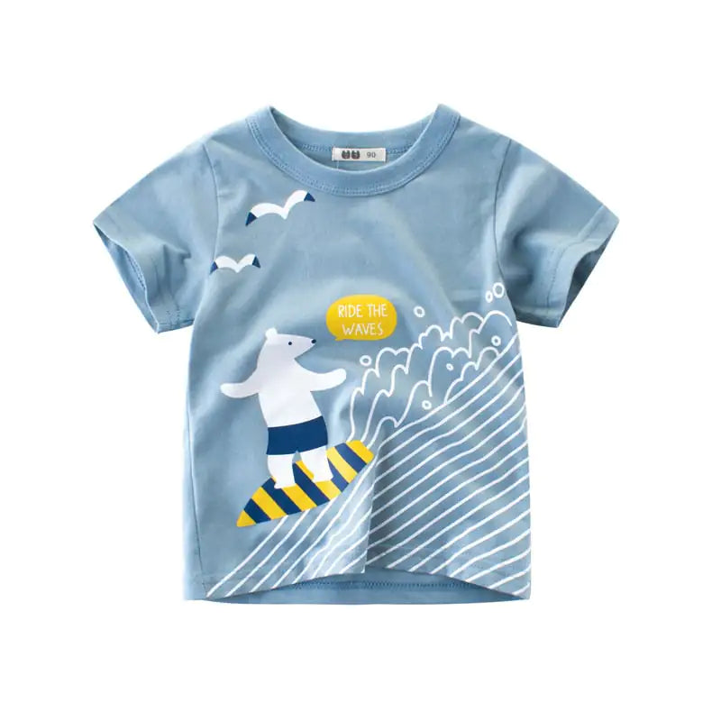 Boys' Short-Sleeved T-Shirts for Children