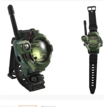 Camo Walkie Talkies for Kids - Toy Watch Pair