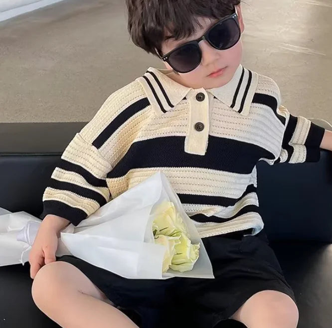Boys' Summer Short Sleeve Polo T-Shirt