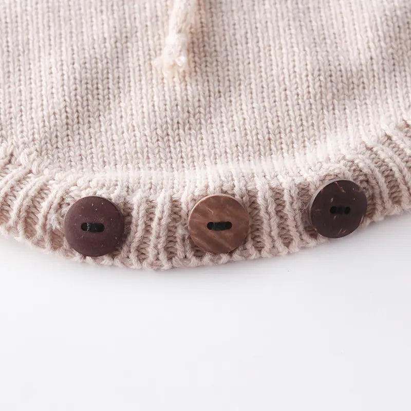 Handmade Knitting Romper for Toddler Baby Girls