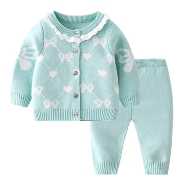 Baby Lace Outfit Set - Elegant 2-Piece Clothing Set for 2-24 Months