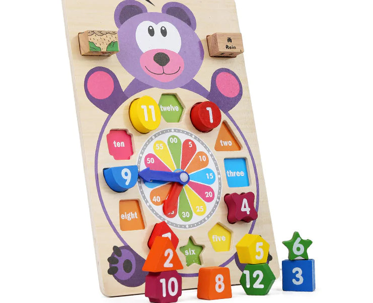 Kids' Learning Block Clock