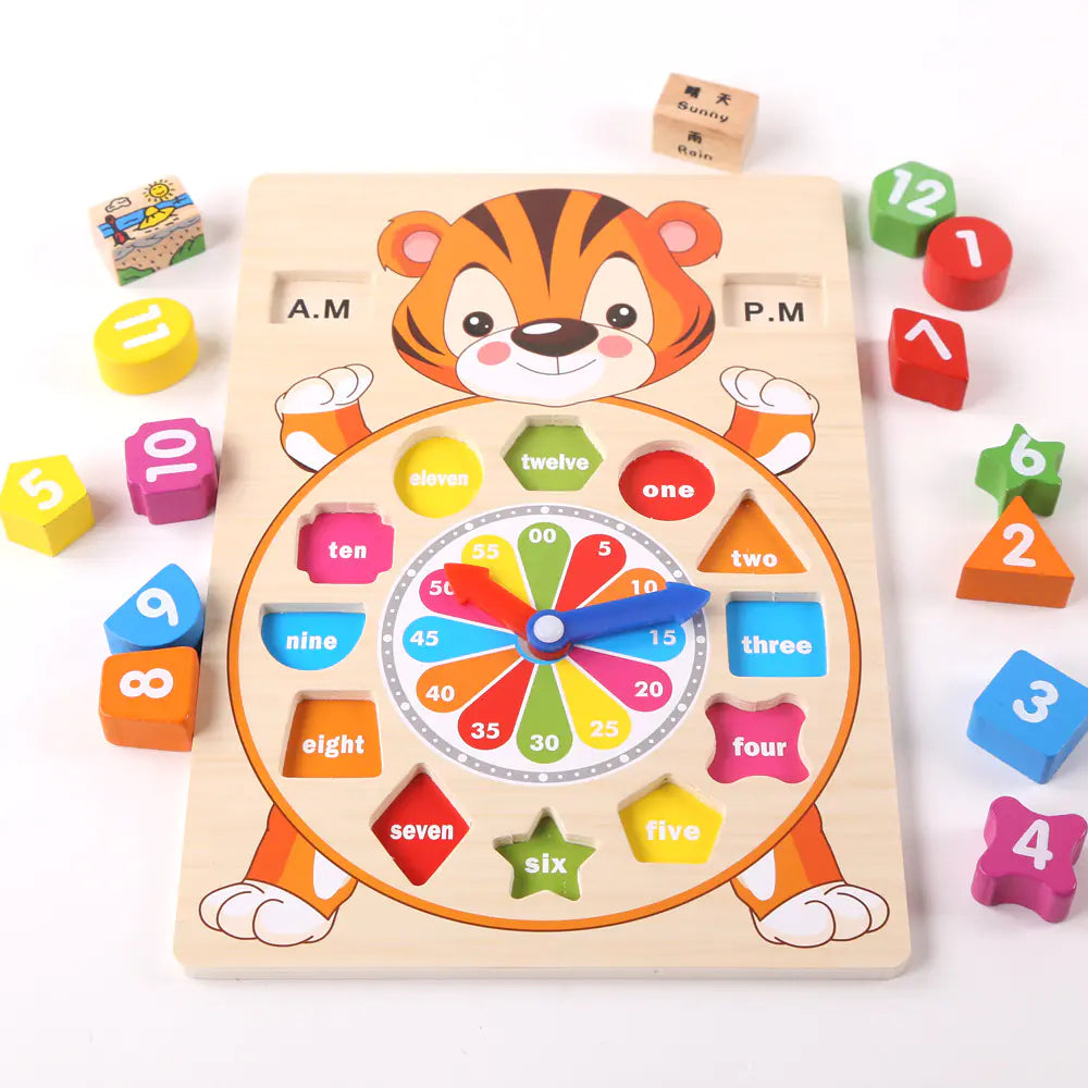 Kids' Learning Block Clock