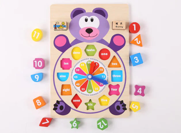 Kids' Learning Block Clock