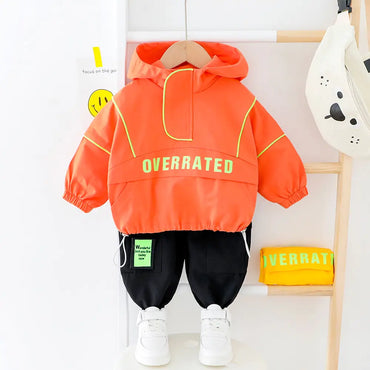 Trendy Baby Fall Outfit Set for Boys (2-Piece)