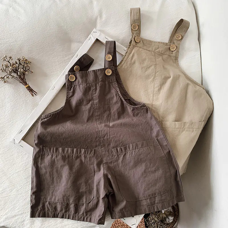 Cotton Breathable Overalls for Boys and Girls