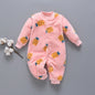 Infant Warm Fleece Romper for Fall and Winter