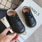 Boys' British Style Leather Shoes for Girls and Boys