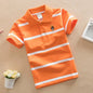 College Style Boys Polo Short Sleeve T-Shirt