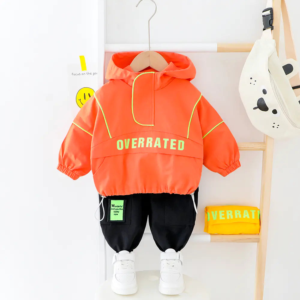 Trendy Baby Fall Outfit Set for Boys (2-Piece)