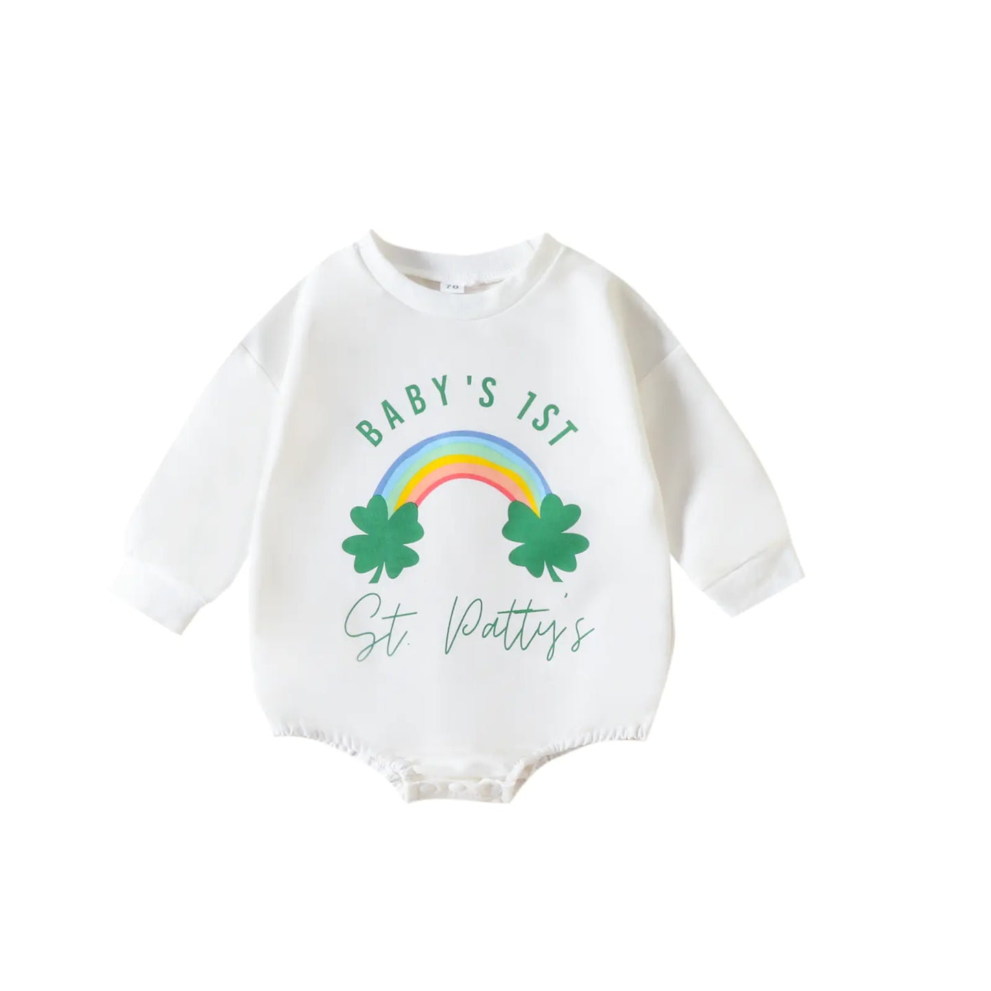 St. Patrick's Day Printed Romper for Kids